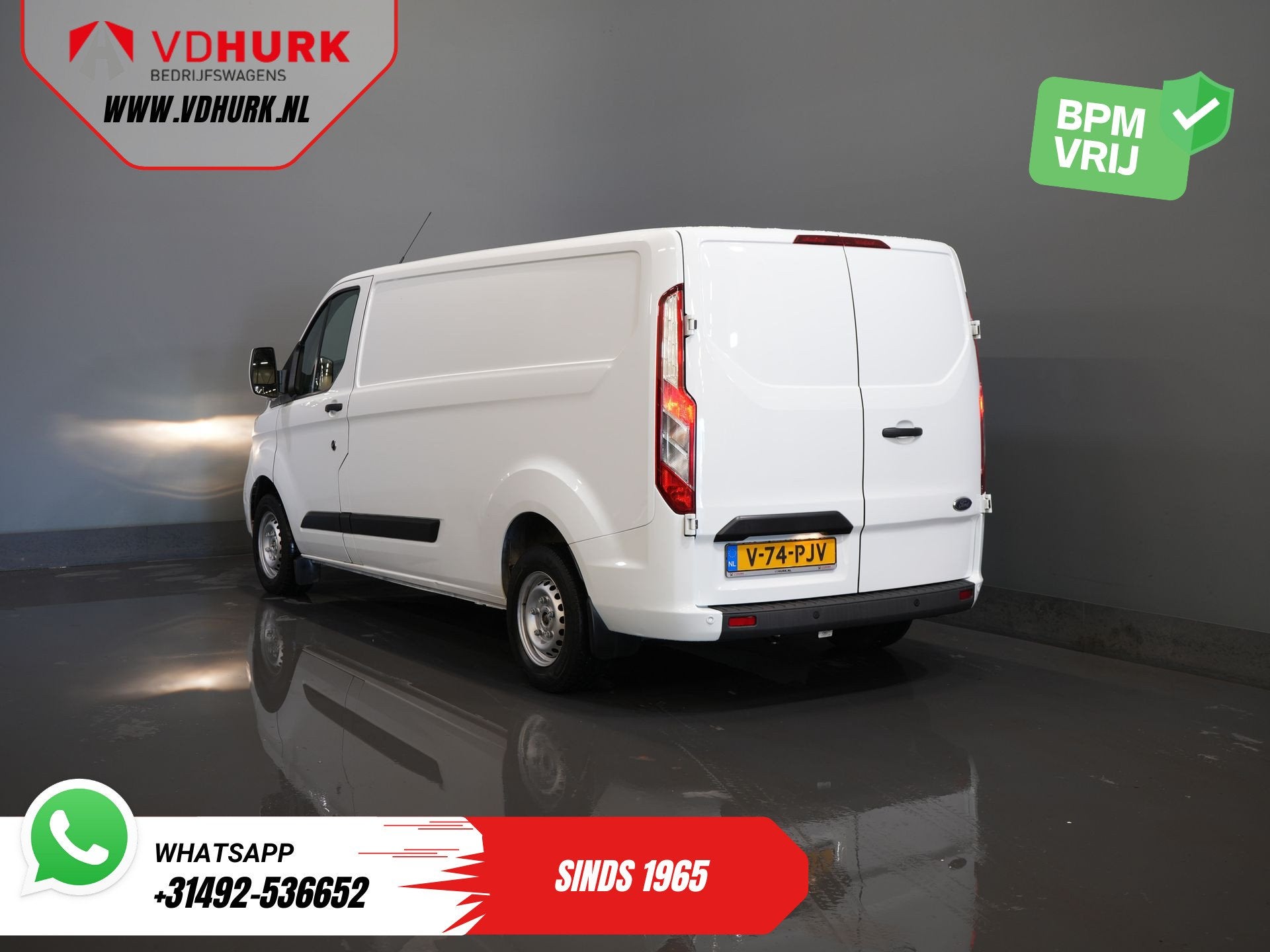 Ford Transit Custom 2.0 TDCI 130 pk L2 Trend 2.8t Trekverm/, Voorwielaandrijving, 4 cilinders, 1991 kg, Wit