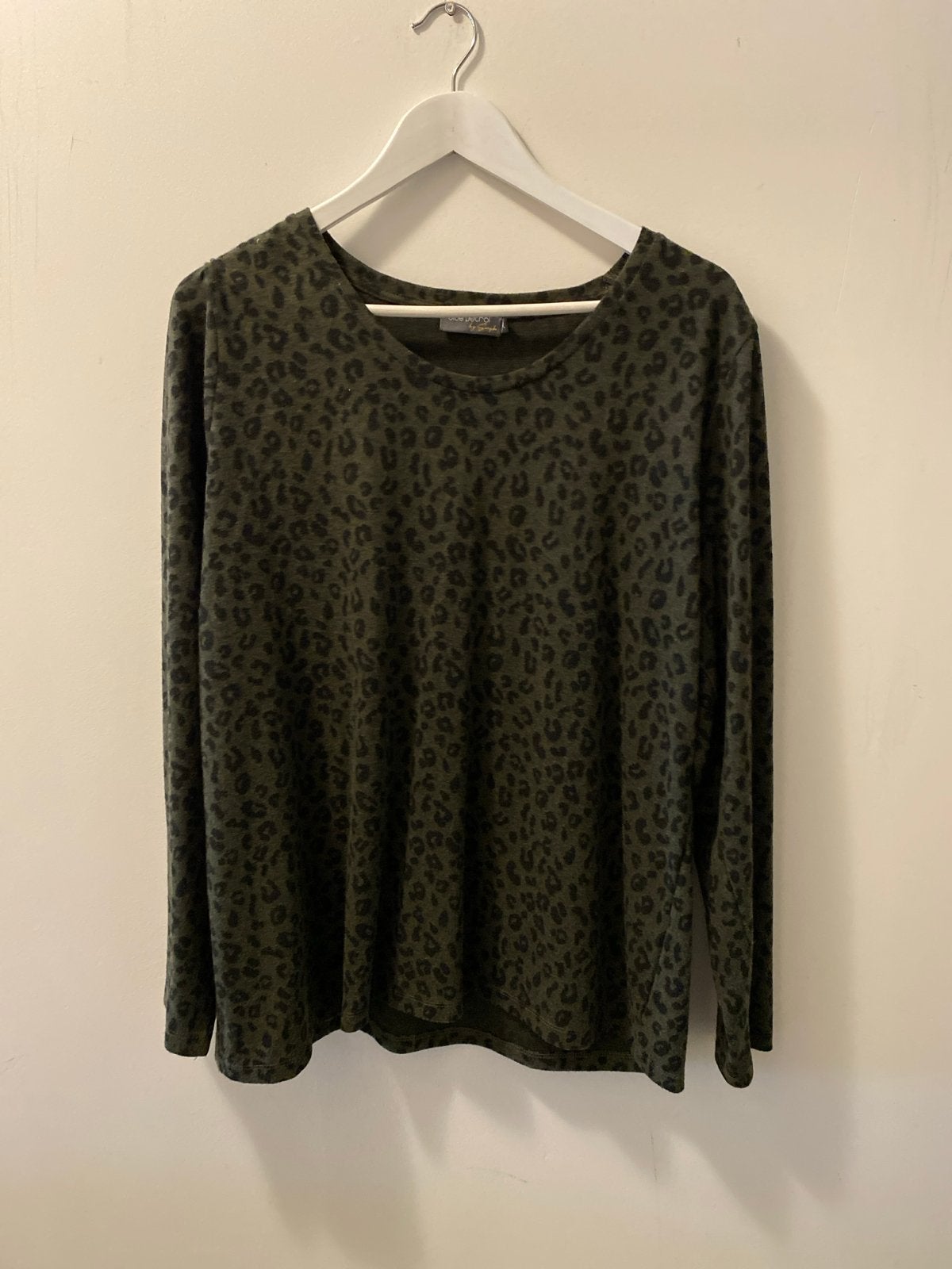Dunne trui met luipaardprint - Blue Petrol by Sappho, Ophalen of Verzenden, Gedragen, Maat 46/48 (XL) of groter, Groen