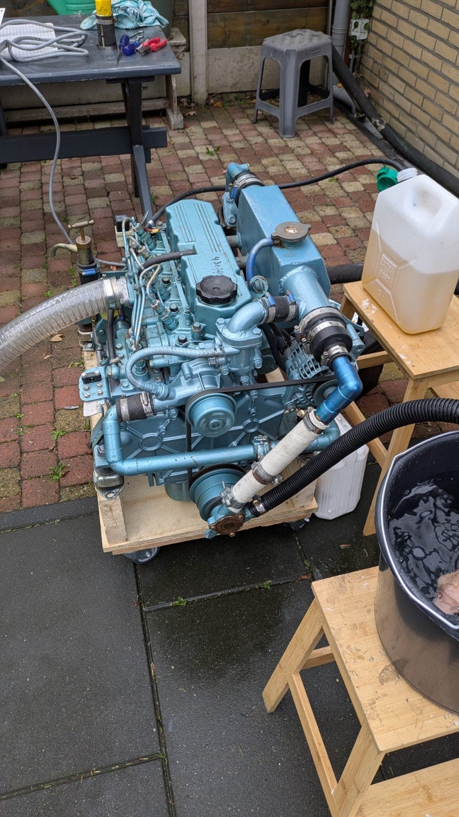 MITSUBISHI diesel scheepsmotor 37 PK, Ophalen, Gebruikt