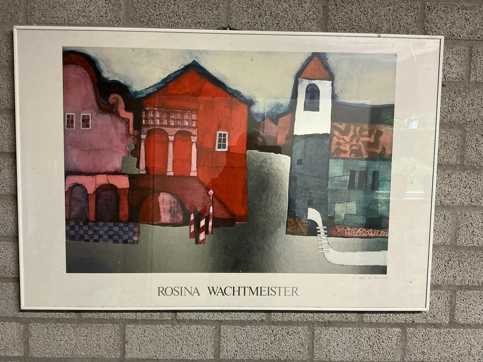Kleurrijk stadsgezicht van Rosina Wachtmeister, Ophalen