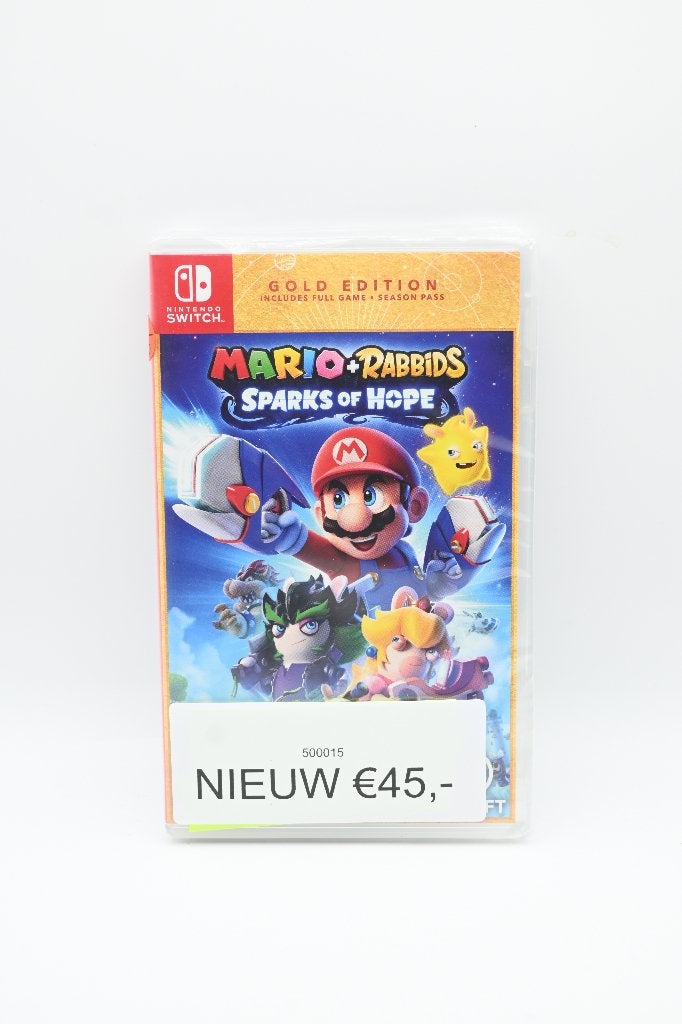 Mario + Rabbids Sparks of Hope Gold Edition -Nintendo Switch, Spelcomputers en Games, Games | Nintendo Switch, 1 speler, Nieuw