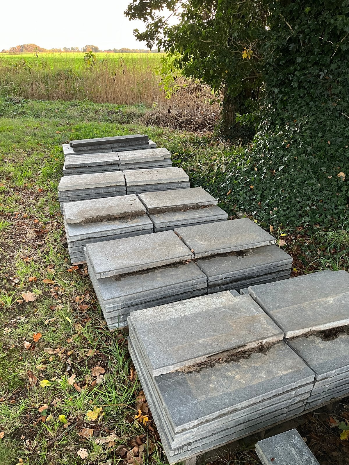Gebruikte terrastegels, Ophalen, Gebruikt, Terrastegels, Natuursteen