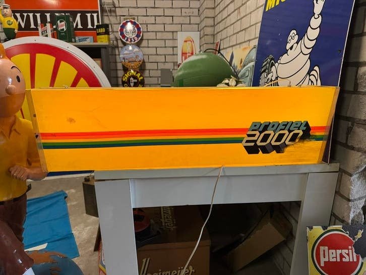 Vintage Profiel 2000 Lichtbak - Retro Reclame, Antiek en Kunst, Ophalen