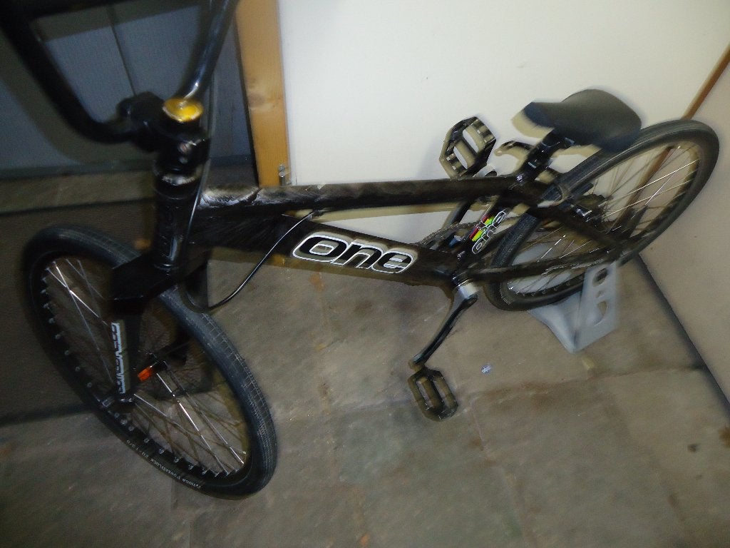 wedstrijd fiets aluminium, Ophalen