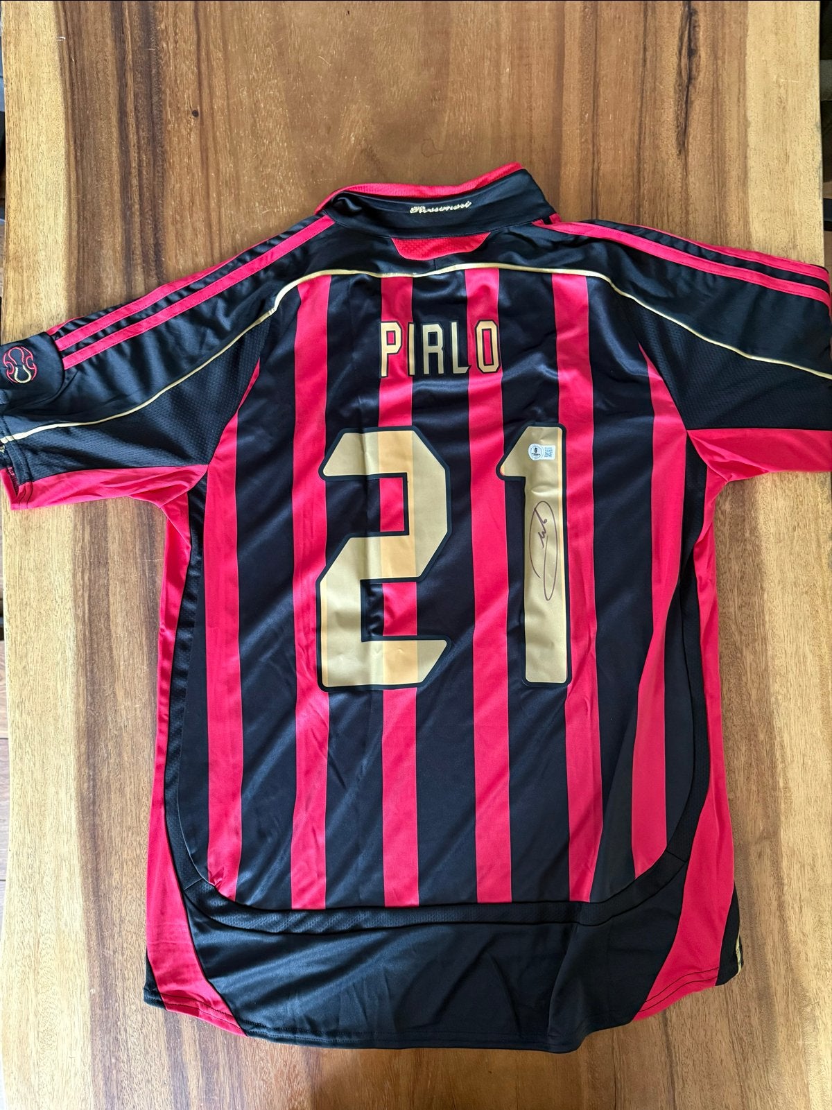 Gesigneerd AC Milan shirt Andrea Pirlo - Authenticated, Ophalen of Verzenden, Nieuw, Buitenlandse clubs, Shirt