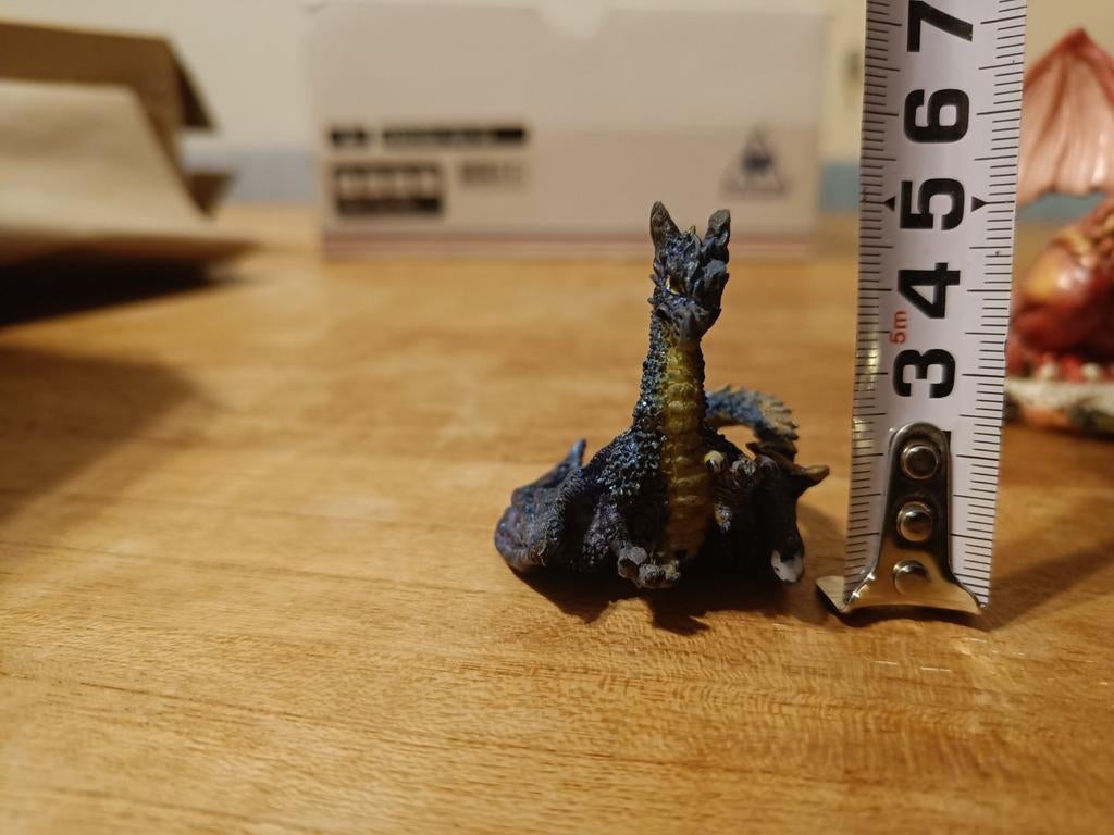 2 Draken beeldjes - Fantasy figuren met lichte schade, Verzamelen, Beelden en Beeldjes, Ophalen of Verzenden, Gebruikt, Fantasy