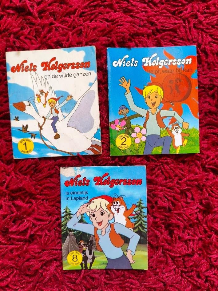 Nils Holgersson mini boekjes ( 3 stuks ), Ophalen of Verzenden, Gelezen, Fictie algemeen