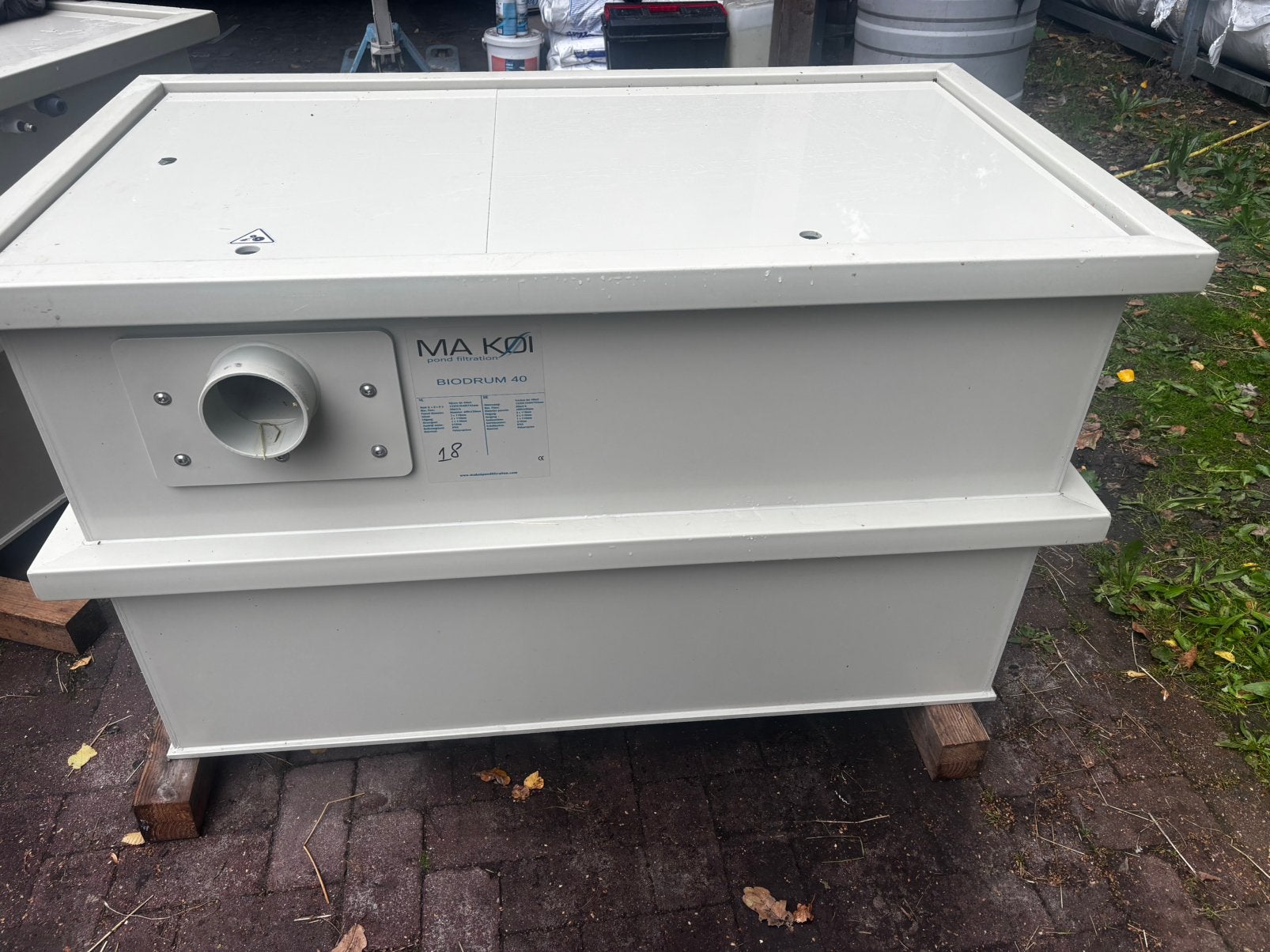 Combi trommel mpf 40, Ophalen, Zo goed als nieuw, Vijverfilter
