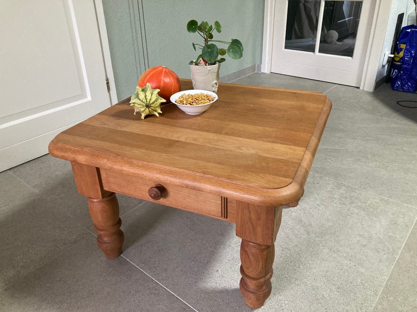 Te koop twee salontafels, Ophalen, Gebruikt, Vierkant, 50 tot 100 cm