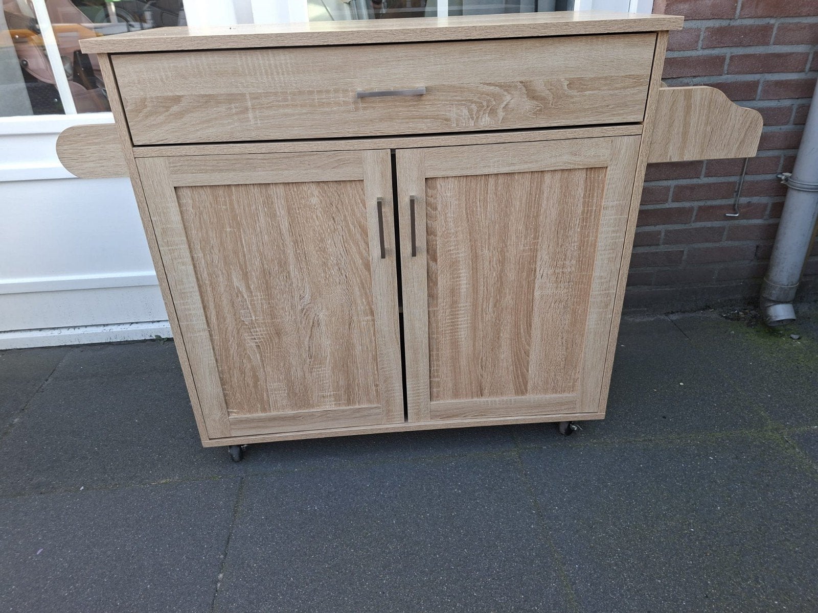 keuken trolley, Ophalen