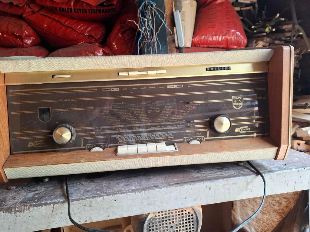 Prachtige antieke radio - Werkt goed, Audio, Tv en Foto, Radio's, Ophalen of Verzenden, Gebruikt, Radio
