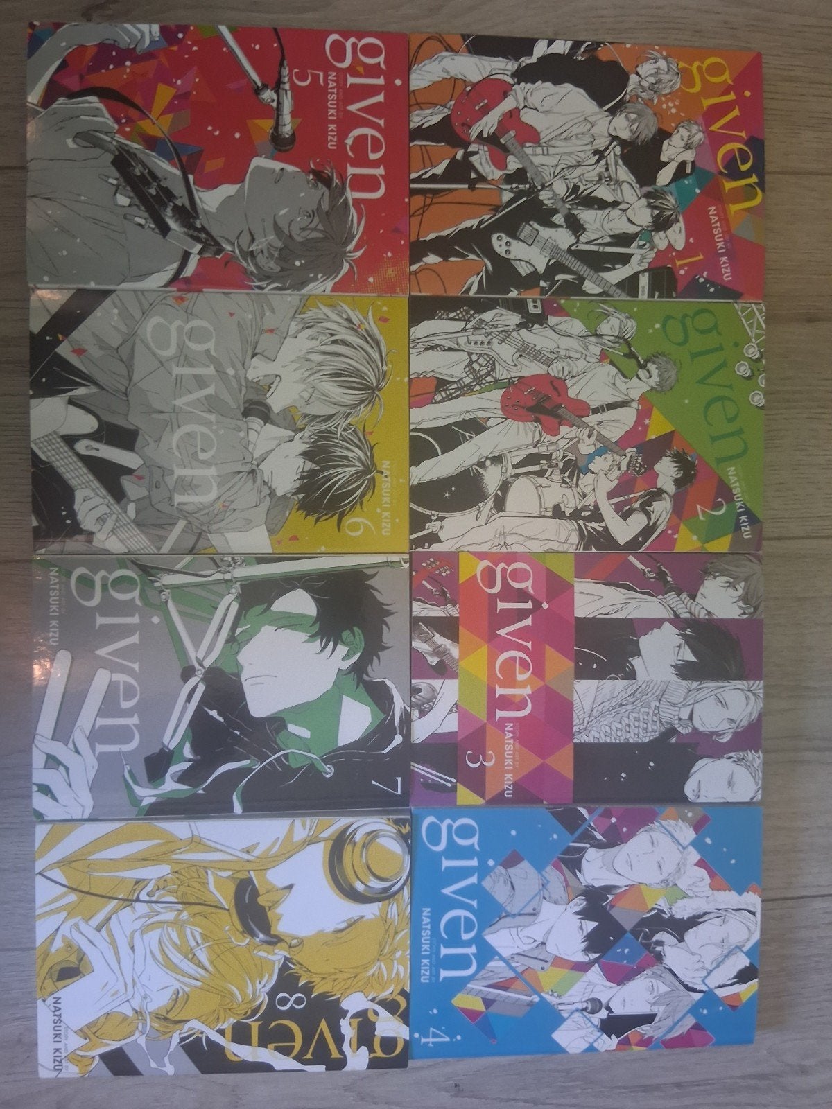 given manga vol. 1 t/m 8 ENGELS, Complete serie of reeks, Ophalen of Verzenden, Zo goed als nieuw, Natsuki Kizu