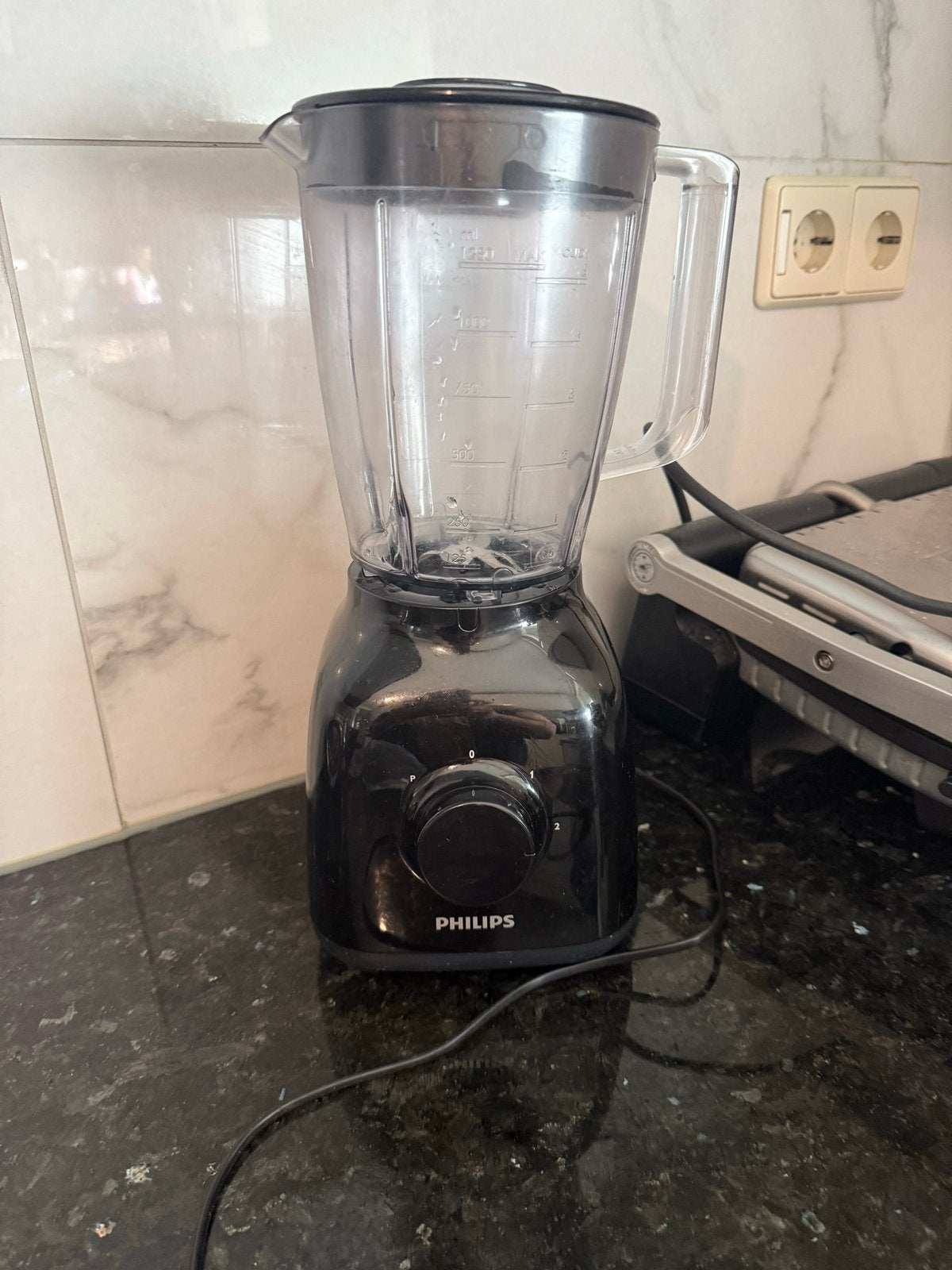 Philips Blender - Zwart, Goede Staat, Witgoed en Apparatuur, Blenders, Ophalen of Verzenden, Gebruikt, Blender