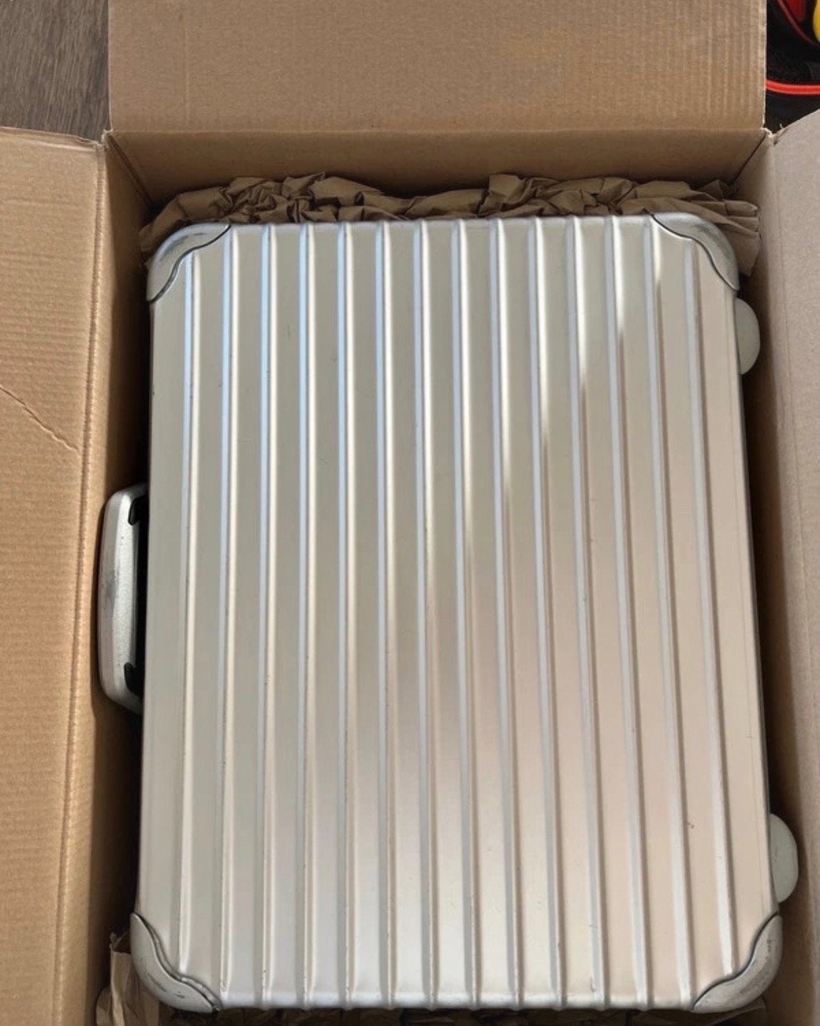 Rimowa Aluminium Attachékoffer, Gebruikt, Slot, Minder dan 50 cm, Ophalen of Verzenden