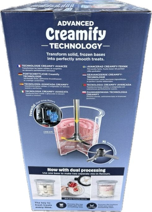 Ninja CREAMi Deluxe XL NC501EU – 10-in-1 IJsmachine, Zelfvriezend, Kundendienst-de@sharkninja.com, Nieuw, SharkNinja Germany GmbH