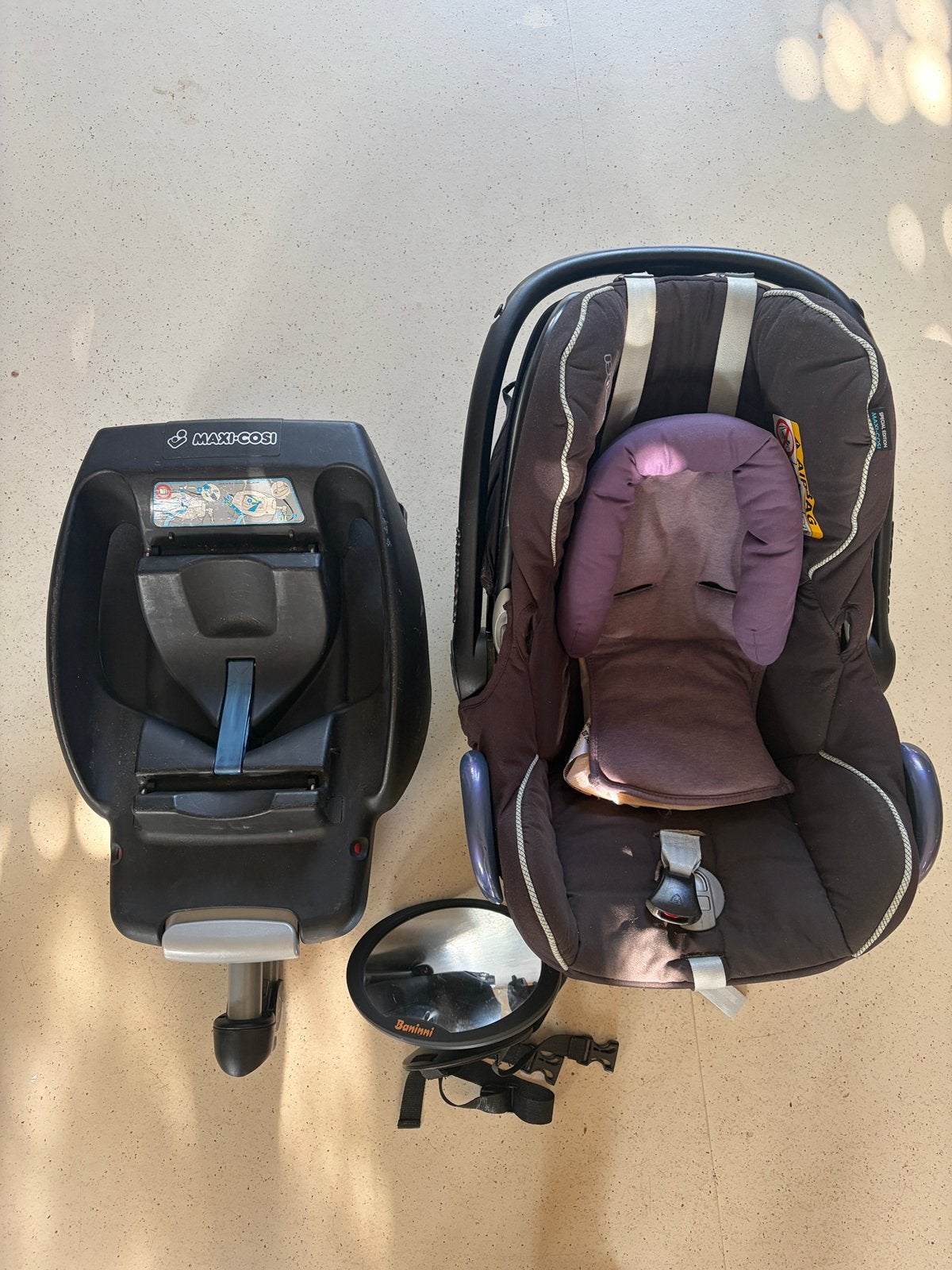 Maxi cosi special edition incl baseplate en spiegel, Kinderen en Baby's, Ophalen, 0 t/m 18 kg, Zijbescherming, Maxi-Cosi
