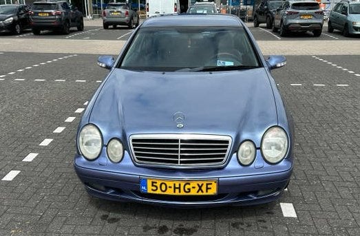 Mercedes-Benz CLK 2.0 Clk200 Komp Coupe Avantg.aut 2001, Auto's, Automaat, 1998 cc, 163 pk, Grijs
