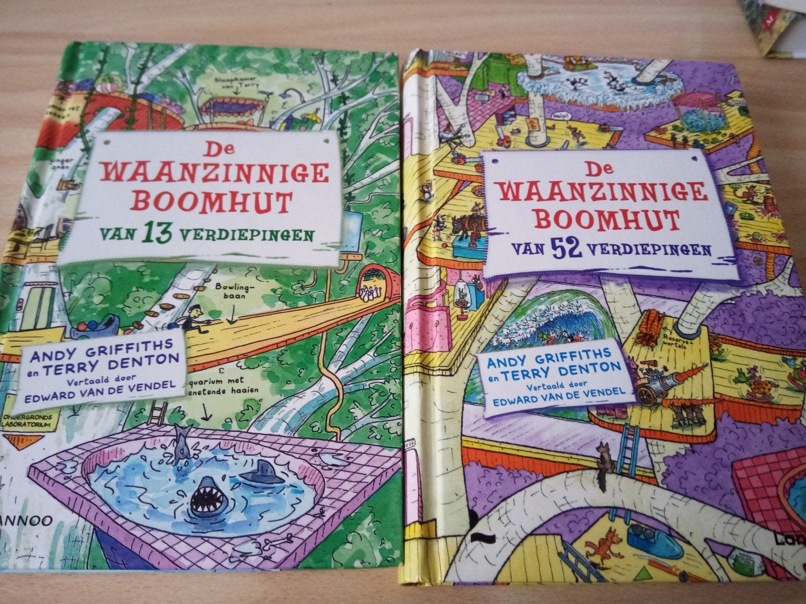 2 boeken van de waanzinnige boomhut 6.00 per stuk, Boeken, Ophalen, Gelezen
