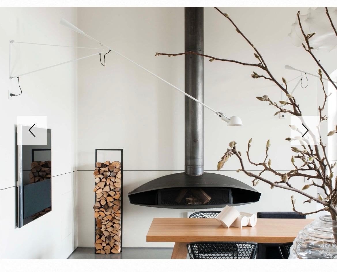Flos 265 Wandlamp - Ontwerp Paolo Rizzatto, 1973, Ophalen, Gebruikt, Metaal, Modern, Design, Industrieel