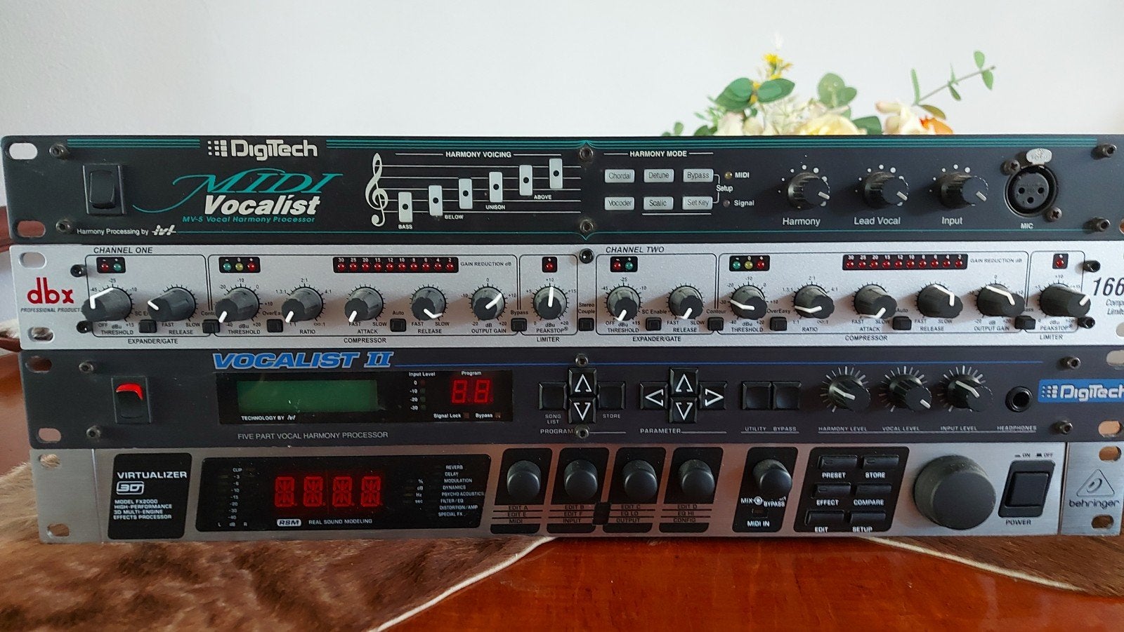 Effectprocessor, DBX 166XS Compressor, Digitech, vocalist II, Muziek en Instrumenten, Ophalen of Verzenden, Gebruikt, Compressor