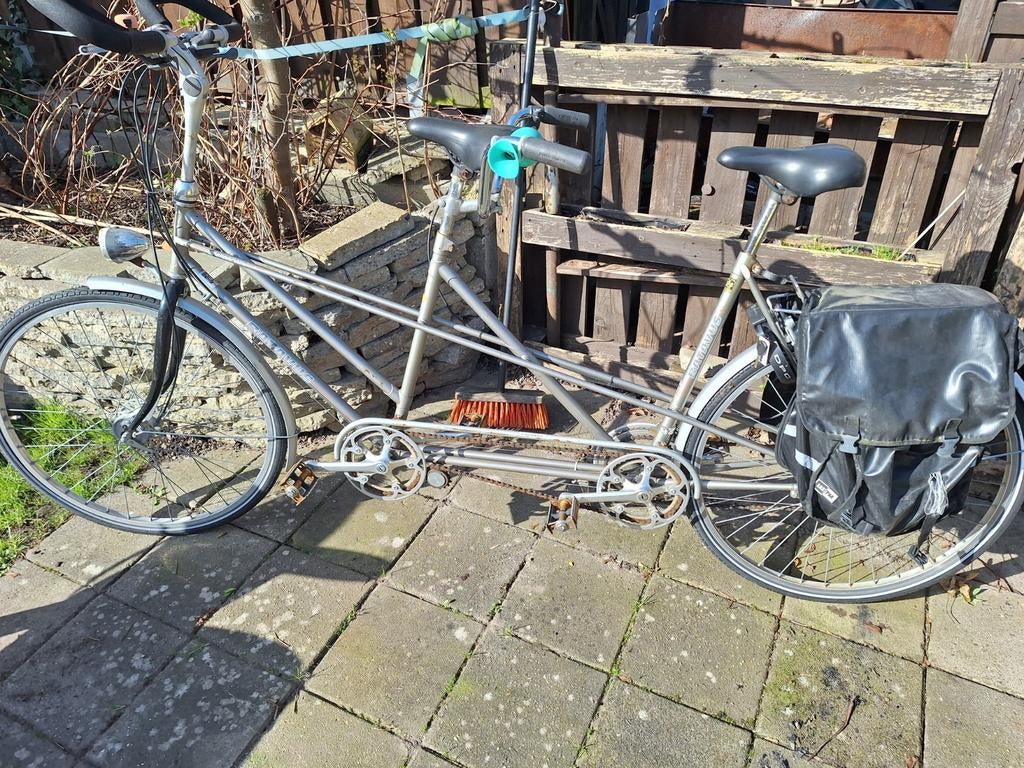 Sparta tandem 10 versnellingen, Fietsen en Brommers, Fietsen | Tandems, Gebruikt, Minder dan 10 versnellingen, Ophalen