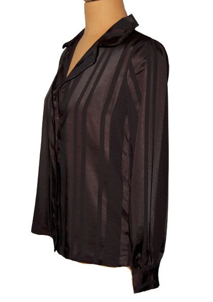 Nieuwe Suncoo Paris satijnen blouse, Lilou, zwart, Mt. M, Maat 38/40 (M), Zwart, Nieuw, Ophalen of Verzenden