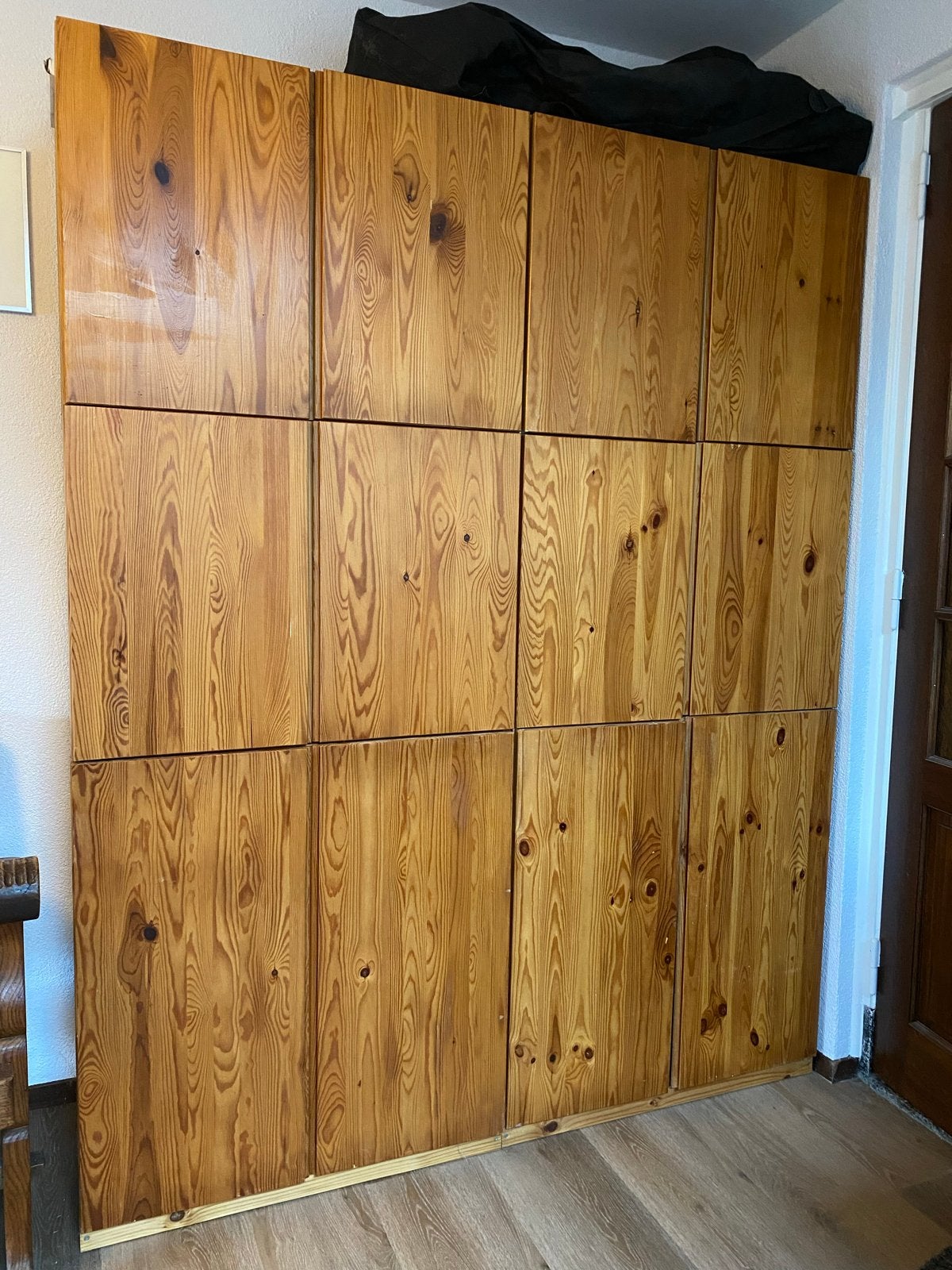 6 losse houten kasten op voetstuk - IKEA, Ophalen, Gebruikt