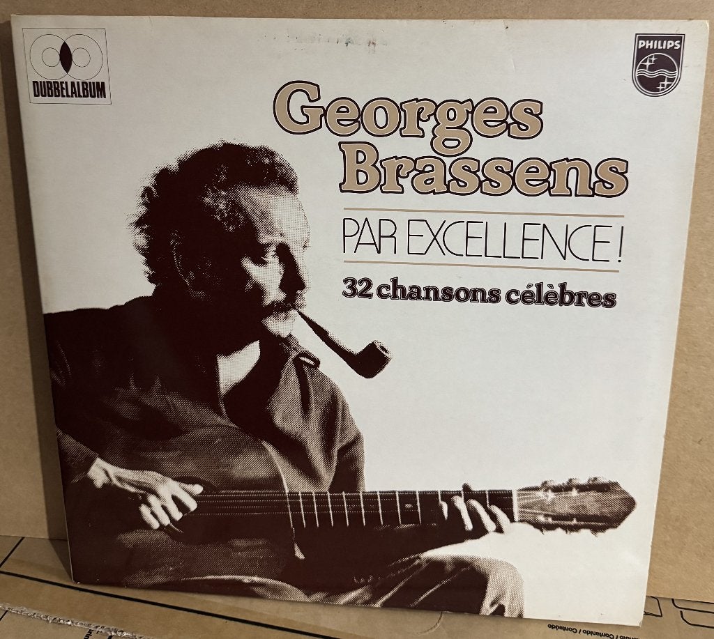 2LP - Georges Brassens - Par Excellence!, Gebruikt, Overige genres, Ophalen of Verzenden, 12 inch