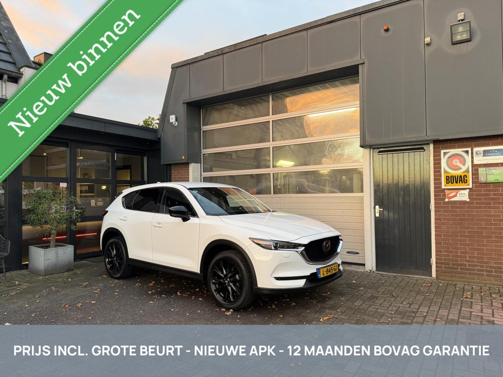 Mazda CX-5 2.0 SkyActiv-G 165 Sportive TH/KEYLESS *ALL-IN PR, Auto's, Gebruikt, Wit, Bedrijf, SUV of Terreinwagen