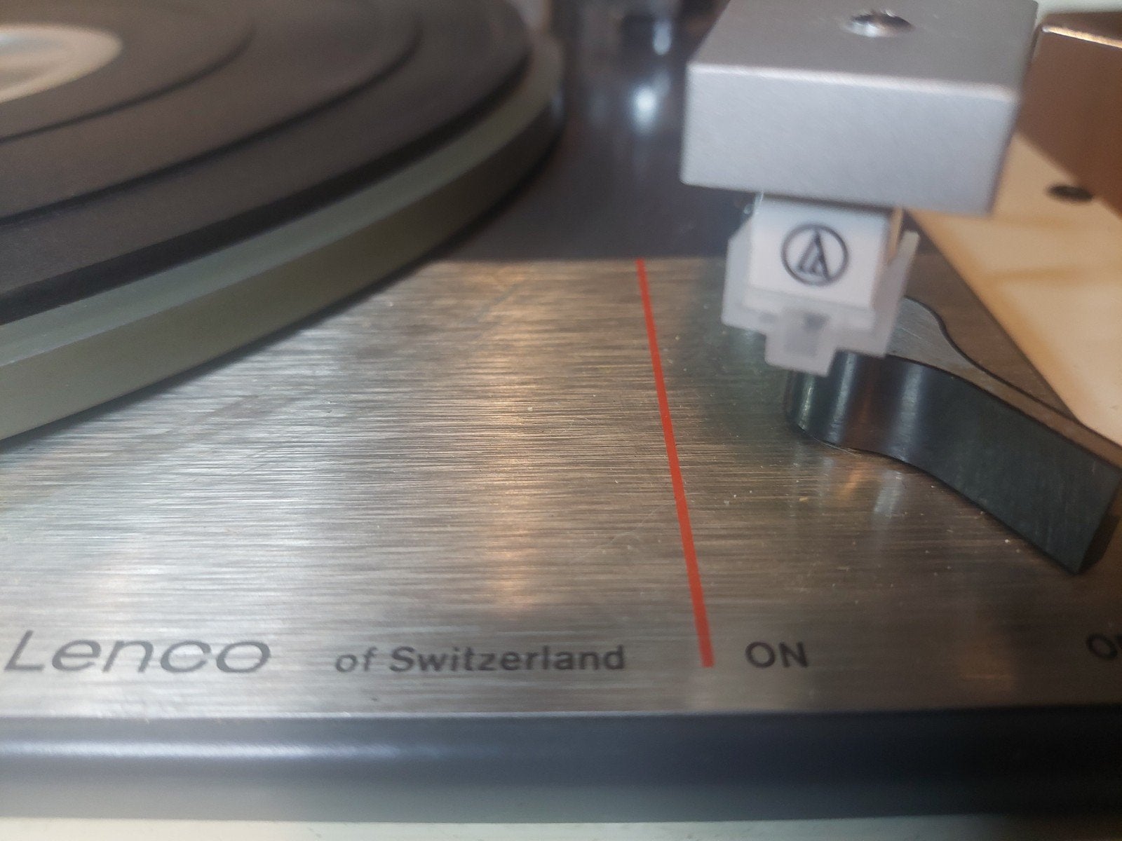 Lenco L75 Witte uitvoerig 1977, Refurbished, Pitch-regelaar, Platenspeler, Ophalen