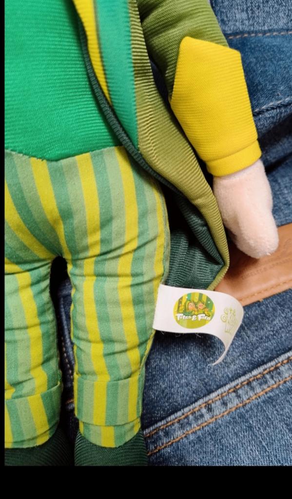 Knuffel Titus #vanhoornestudios Van: Titus en Fien, Groen, Overige merken, Overige karakters, Overige typen