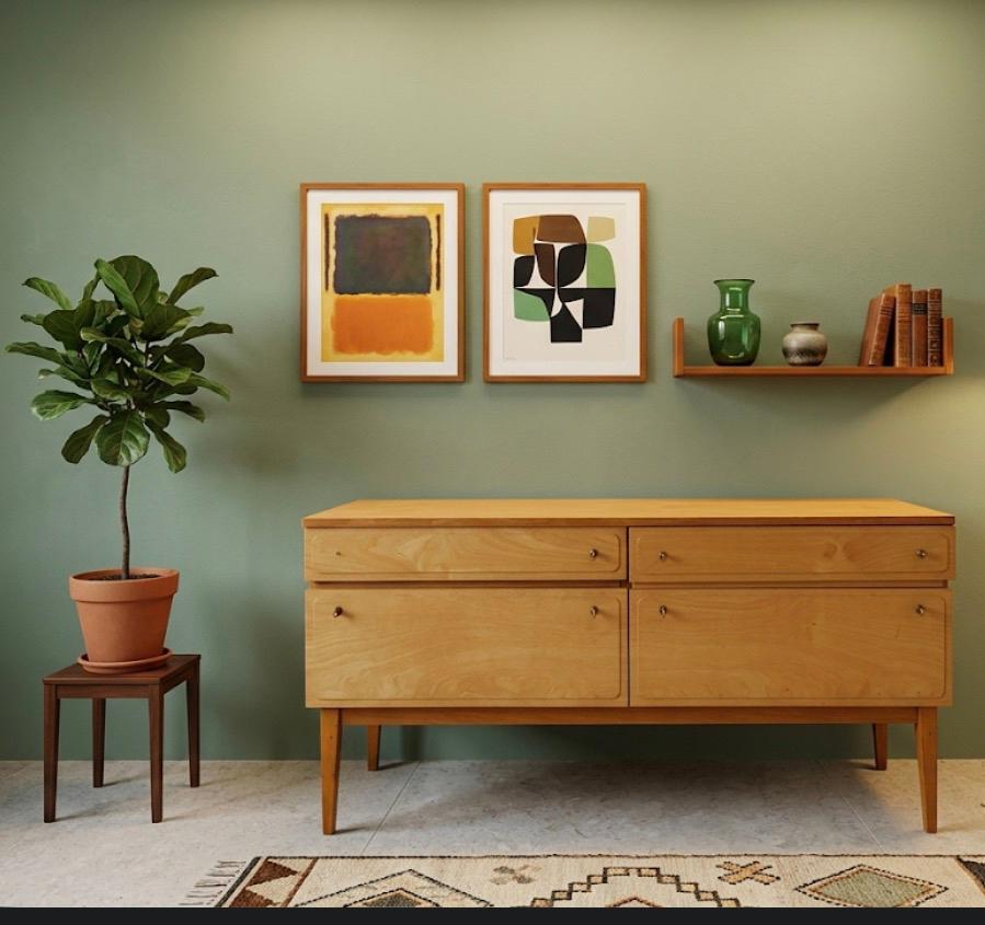 Vintage jaren ‘70 dressoir /kast, Huis en Inrichting, Kasten | Dressoirs, Ophalen of Verzenden, Zo goed als nieuw, 25 tot 50 cm