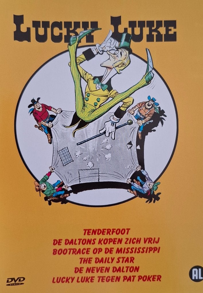 Lucky Luke De Postkoets Tenderfoot Witte Ridder Jesse James, Animatie, Verzamelbox, Alle leeftijden, Zo goed als nieuw