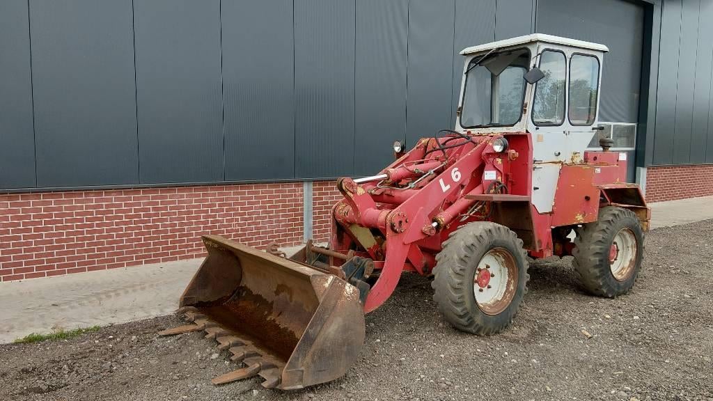 O & K L6 shovel MARGE FACTUUR bak+vorken L 6, Wiellader of Shovel