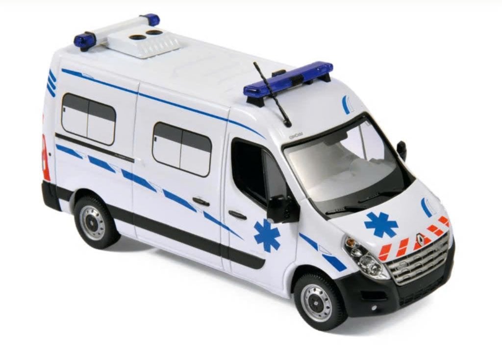 Renault Master 2011 Ambulance SCHAAL 1/43 NOREV ref: 518772, Verzenden, Nieuw, Bus of Vrachtwagen, Norev