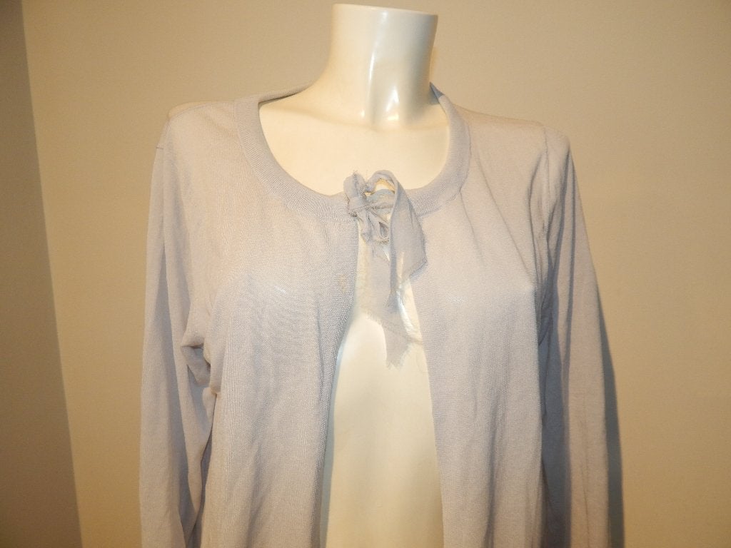 Humanoid fijn gebreid vest strik sluiting hals mt XL, Kleding | Dames, Humanoid, Verzenden, Maat 46/48 (XL) of groter, Zo goed als nieuw