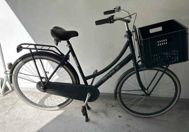 Cortina U4 28 inch transportfiets 57 cm 3V matzwart, Overige merken, Aluminium, Ophalen of Verzenden, Zo goed als nieuw