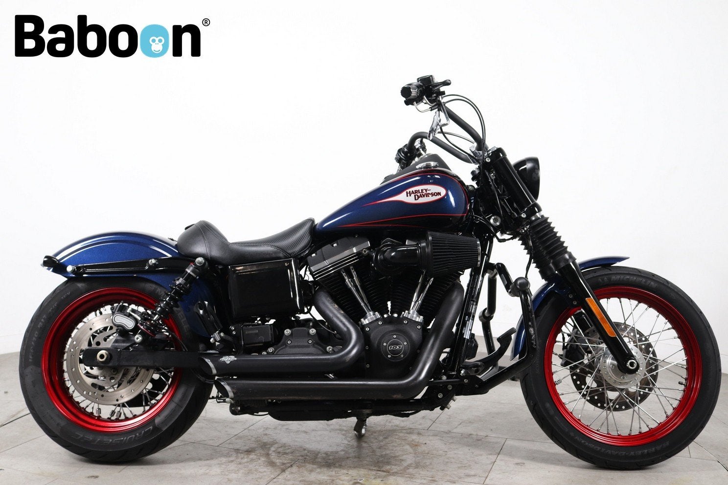 Harley-Davidson FXDBA Dyna Street Bob 103 (bj 2013), Motoren, Overige merken, Chopper, ABS