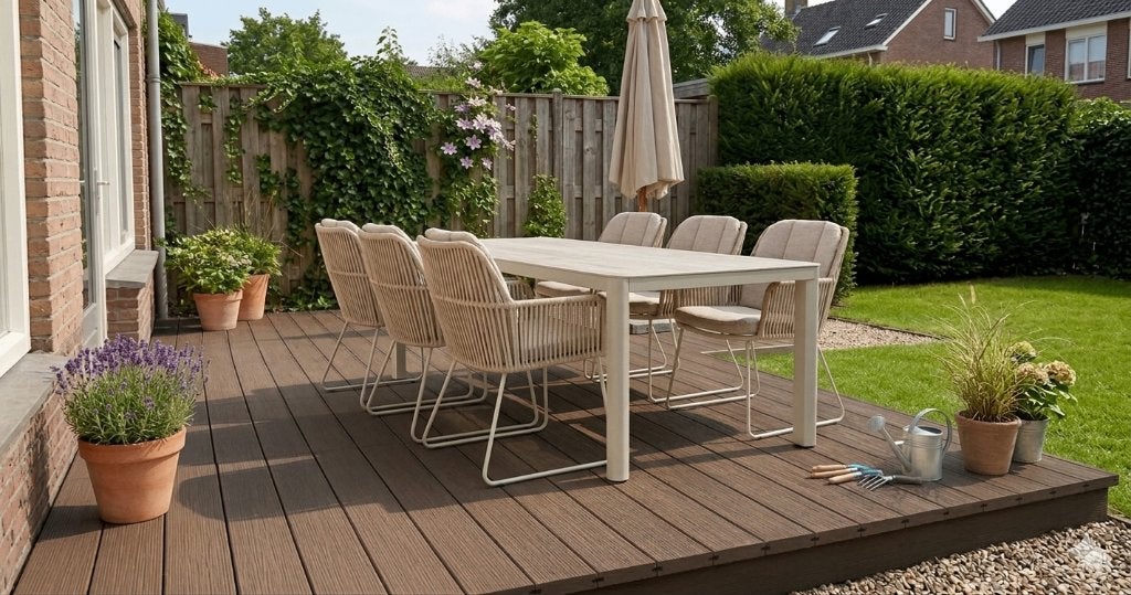 Composiet Vlonderplanken Massief 23mm | Anti Slip | 4 Meter, Paneldeal, Ophalen of Verzenden, Info@paneldeal.nl, Bedrijvenpark Twente 1, 7602KA, Almelo