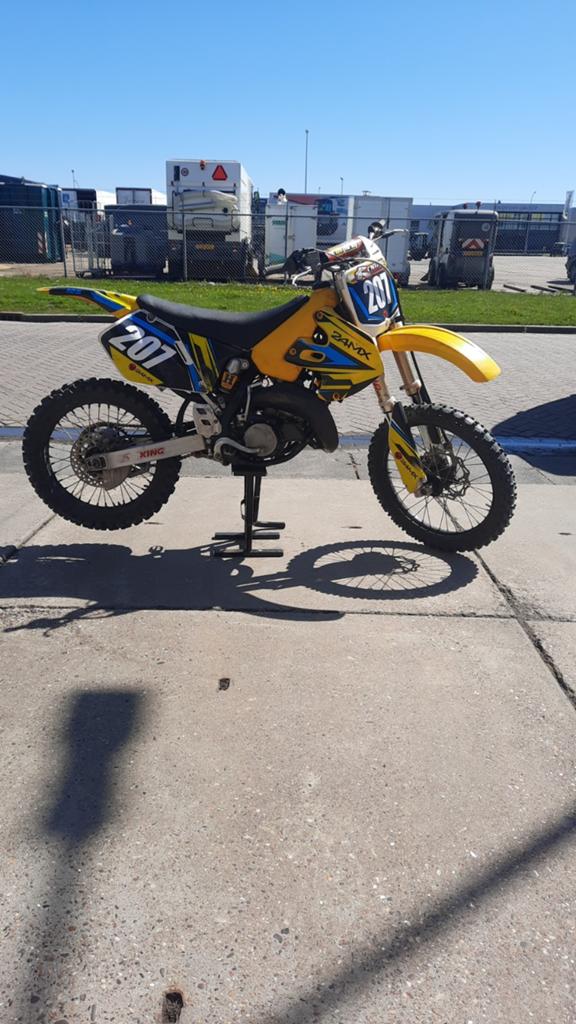 Suzuki rm 125cc 2-takt ook teruil, Ophalen, 6 versnellingen, 125 cc, Zo goed als nieuw