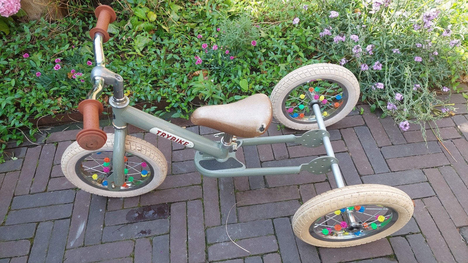 Trybike driewieler (met ombouw kit), Ophalen, Gebruikt, Trybike, Verstelbare zitting