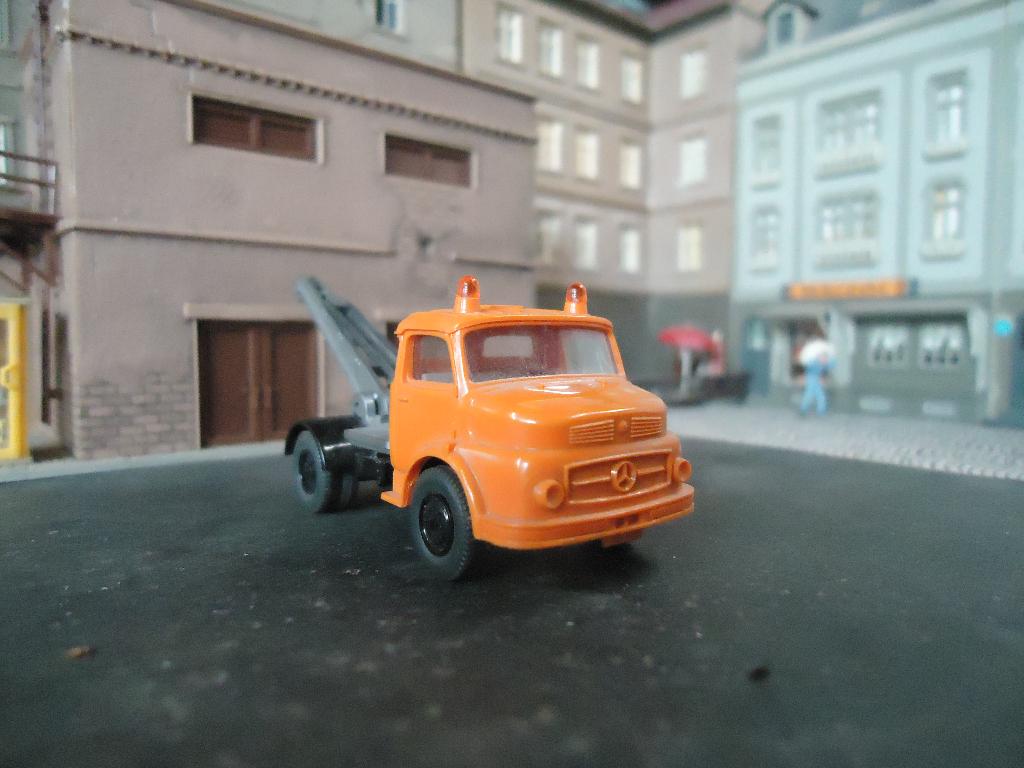 Mercedes Benz LS 1513 Rundhauber - Wiking Takelwagen, Ophalen of Verzenden, Gebruikt, Bus of Vrachtwagen, Wiking