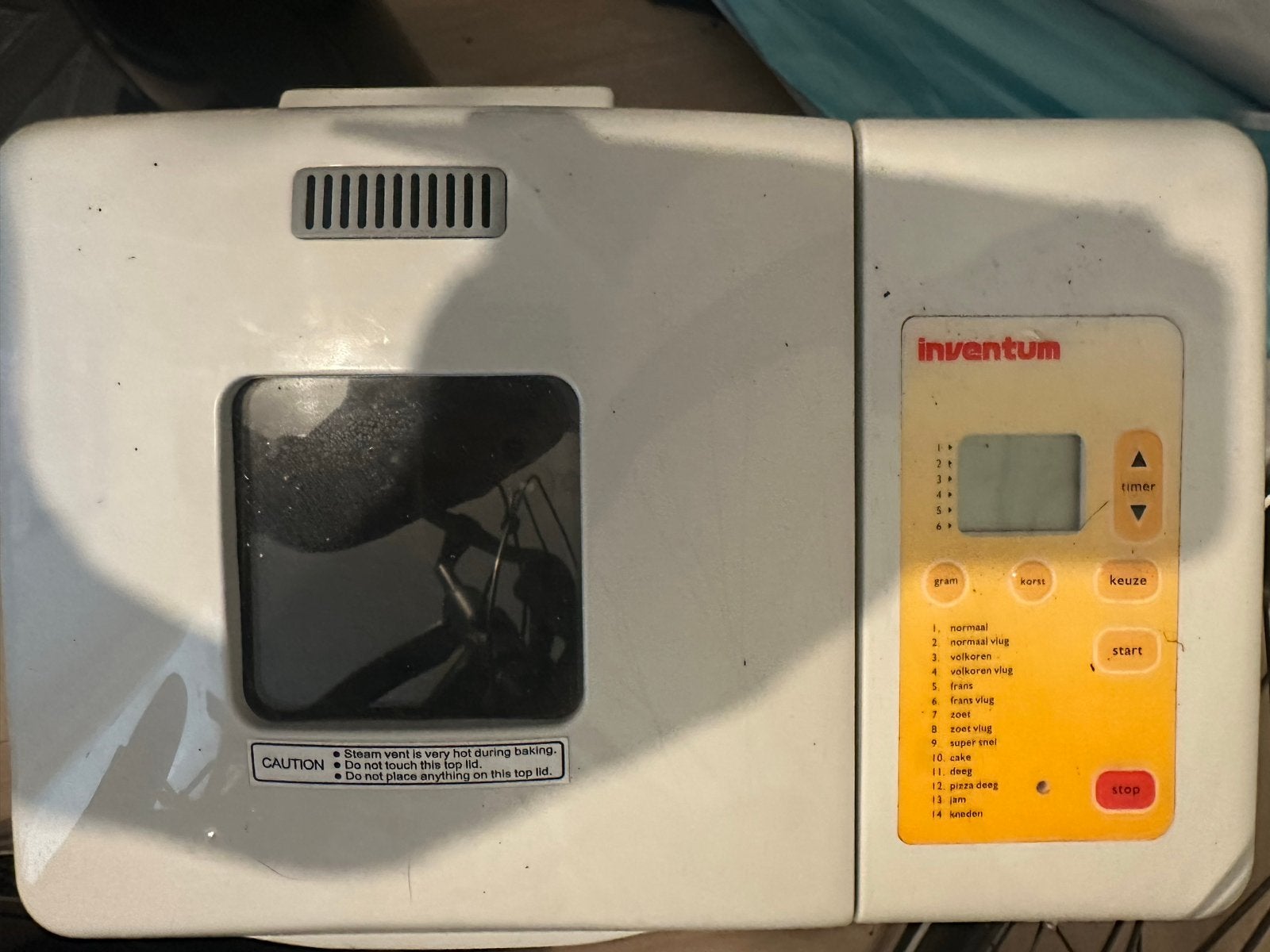 Inventum Broodbakmachine - Zo goed als nieuw, Ophalen of Verzenden, Zo goed als nieuw, Met timer, Kijkvenster