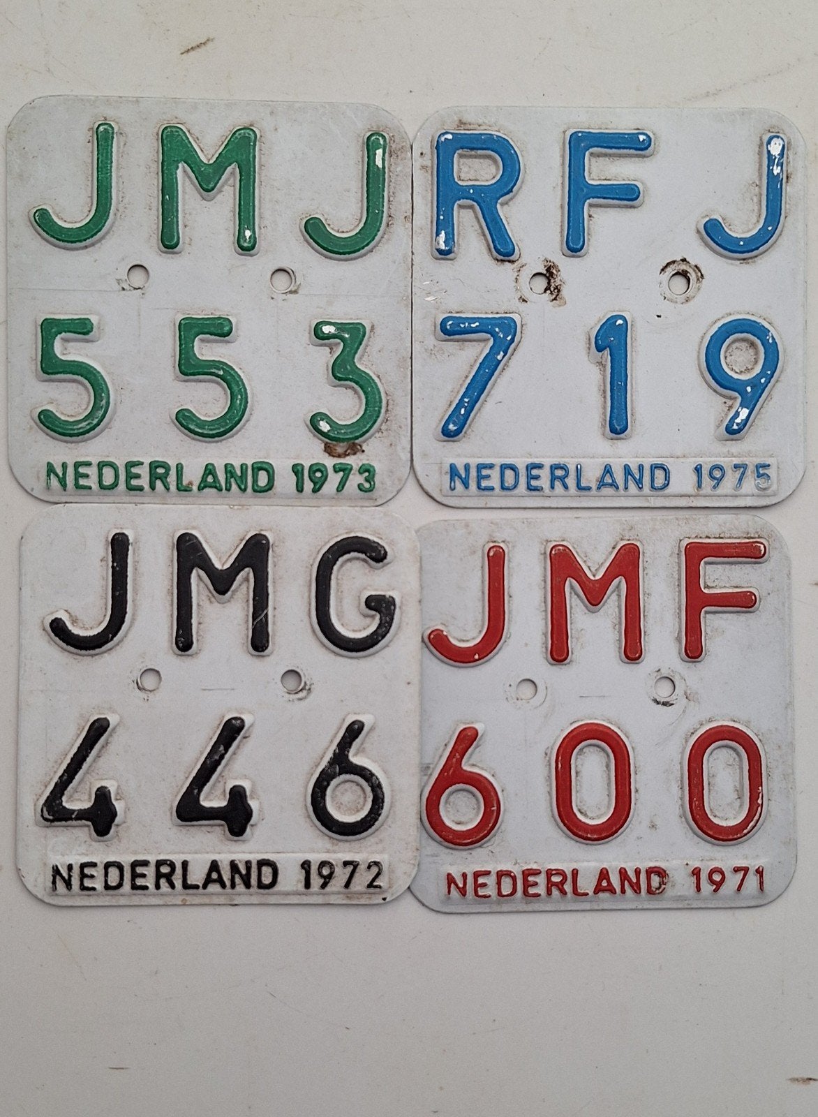 Bromfiets verzekering plaatjes, Ophalen of Verzenden, Gebruikt, Overige typen, Onbekend