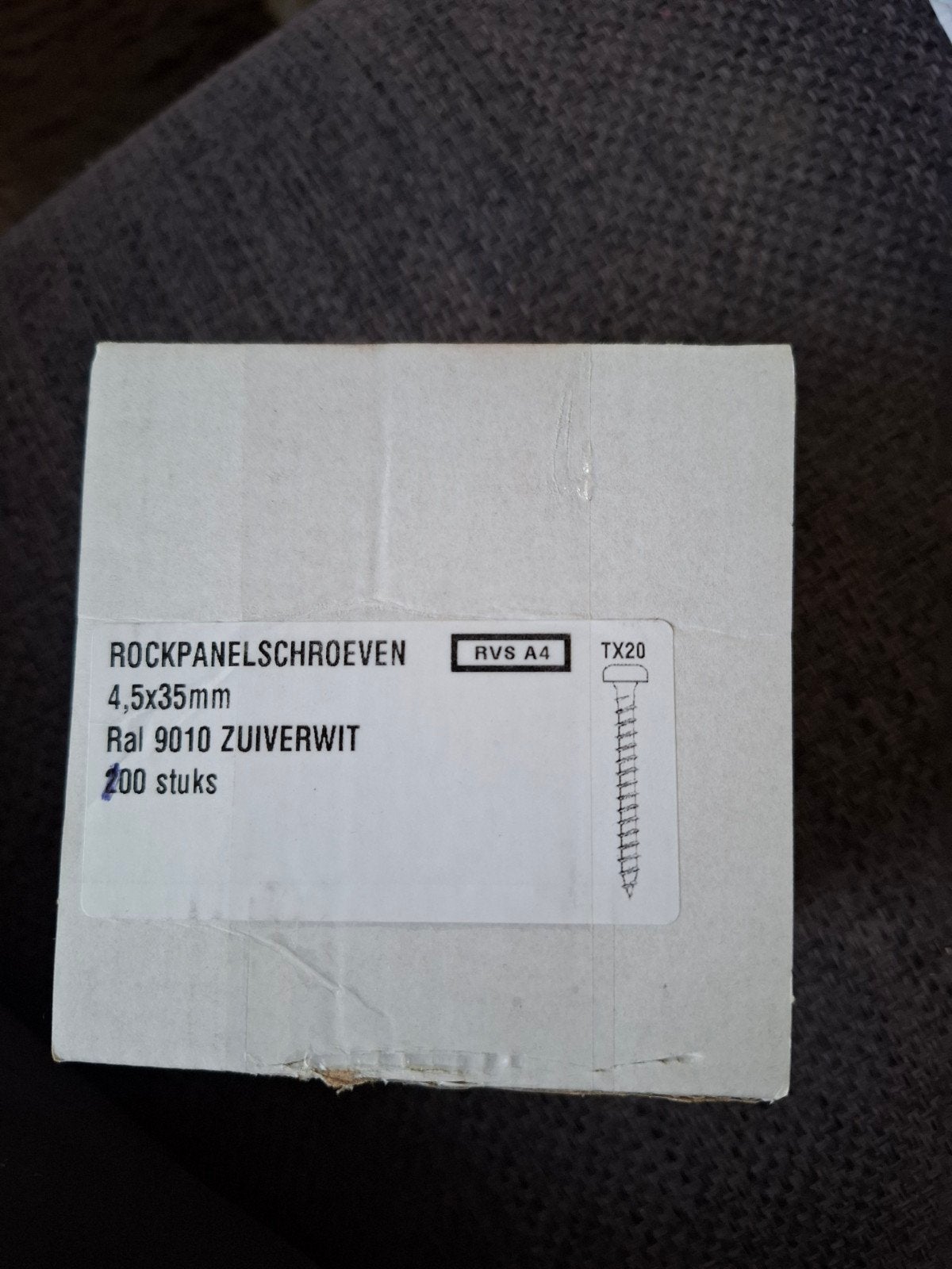 Rockpanel schroeven, Ophalen, Nieuw