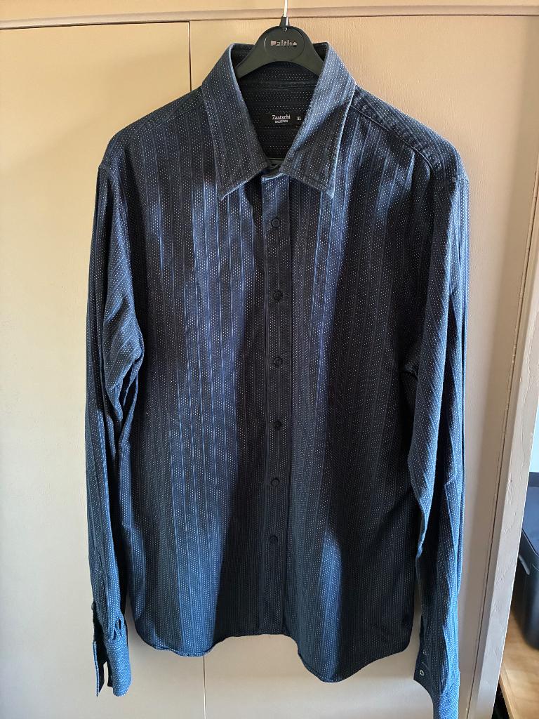 Overhemd, Kleding | Heren, Ophalen, Gedragen, Blauw, Halswijdte 43/44 (XL)