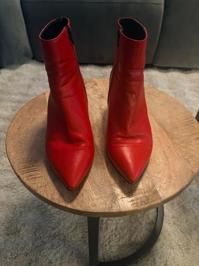 Rode Nelson laarsjes, Kleding | Dames, Schoenen, Ophalen of Verzenden, Gedragen, Rood, Lage of Enkellaarzen