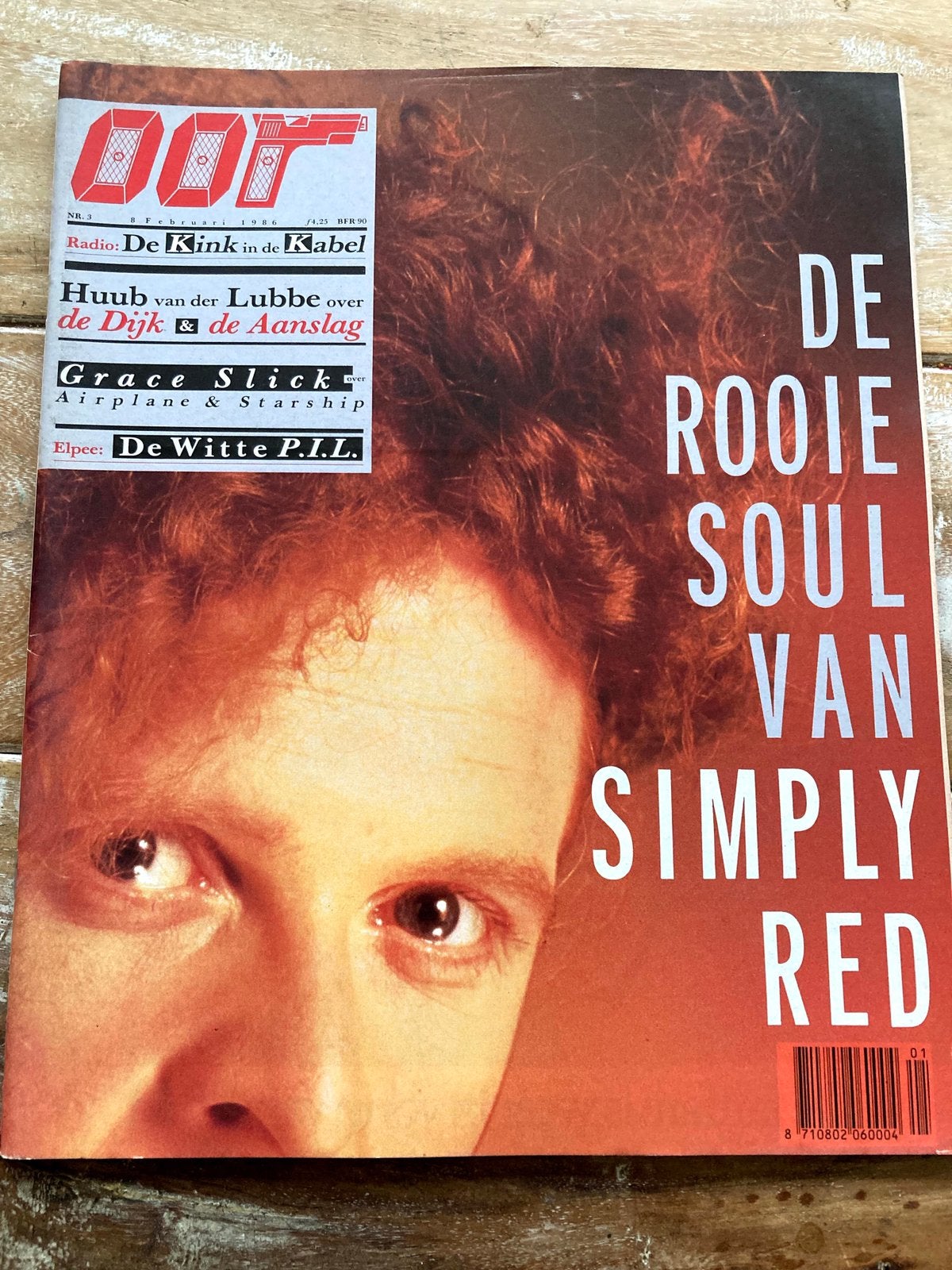 OOR Magazine 1986 DEL AMITRI Simply Red JUNE BRIDES De Dijk, Ophalen of Verzenden, Zo goed als nieuw, Muziek, Film of Tv