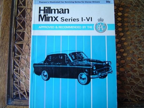 Hillman Minx series I-VI workshop manual, Ophalen of Verzenden