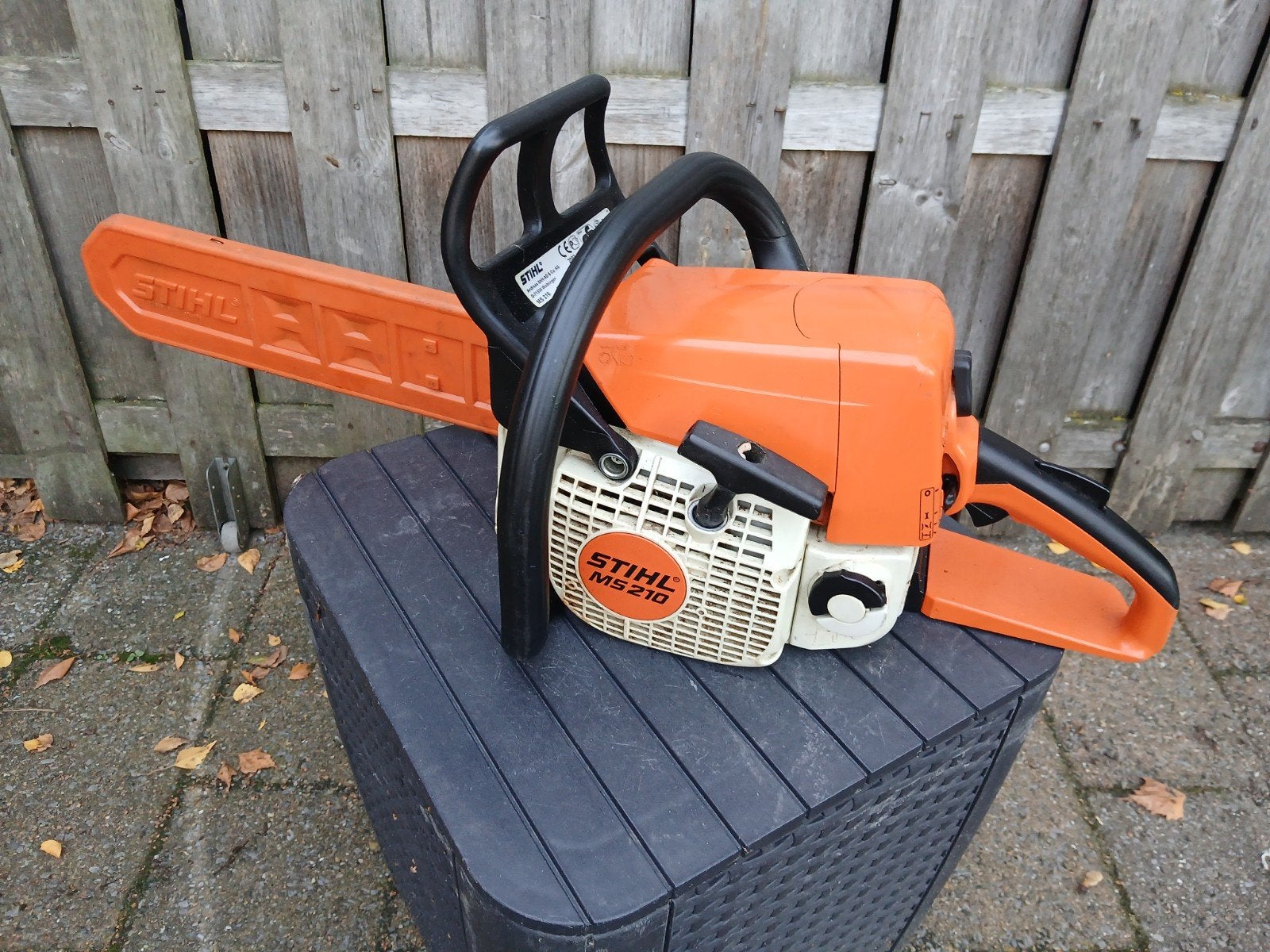 Stihl ms210 kettingzaag motorzaag, Tuin en Terras, Ophalen of Verzenden, Gebruikt
